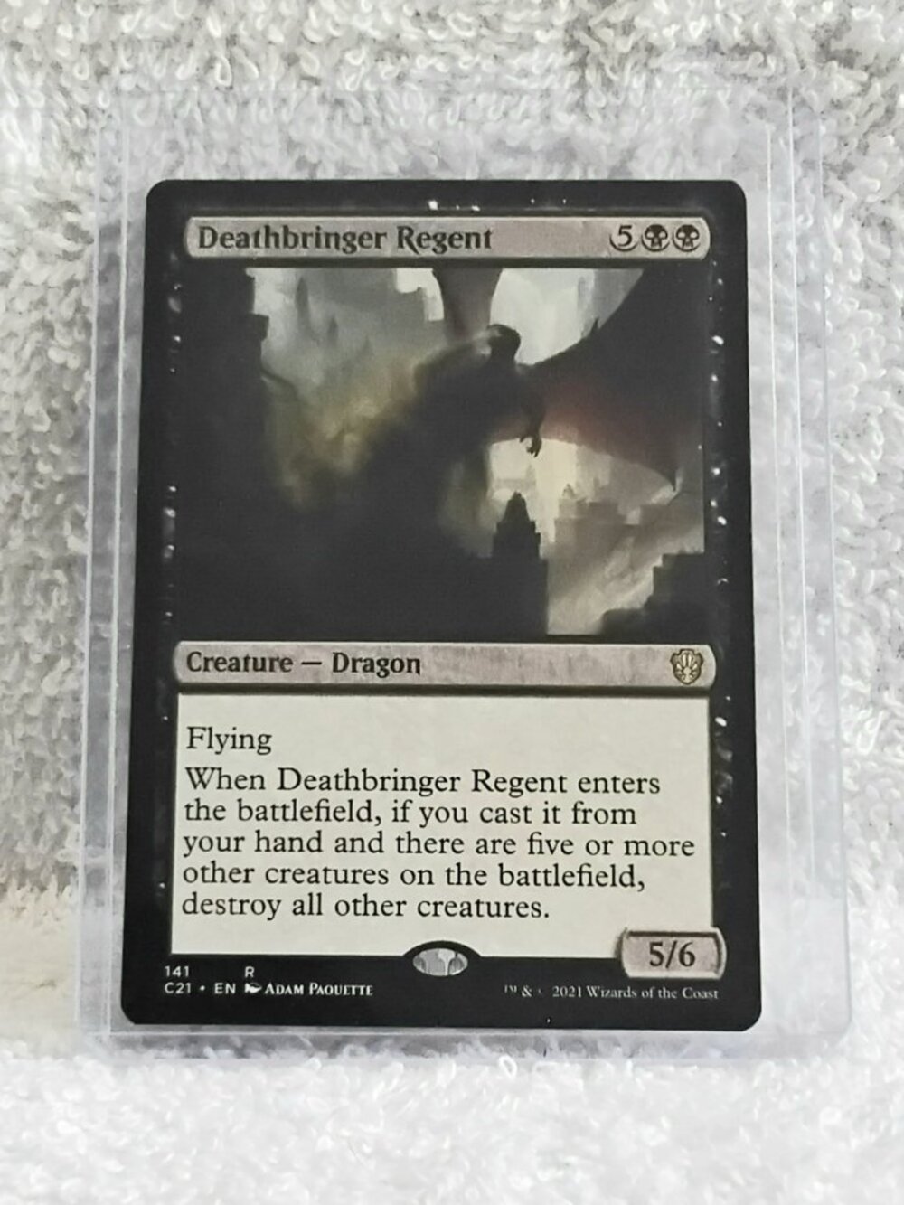 5/$20 Mint 2021 MTG Deathbringer Regent Rare Card 141 Deckmaster!!